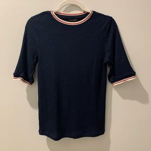 BANANA REPUBLIC knit 3/4 sleeve top